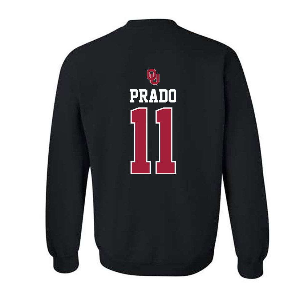Oklahoma - NCAA Baseball : Gerardo Prado - Fashion Shersey Crewneck Sweatshirt-1