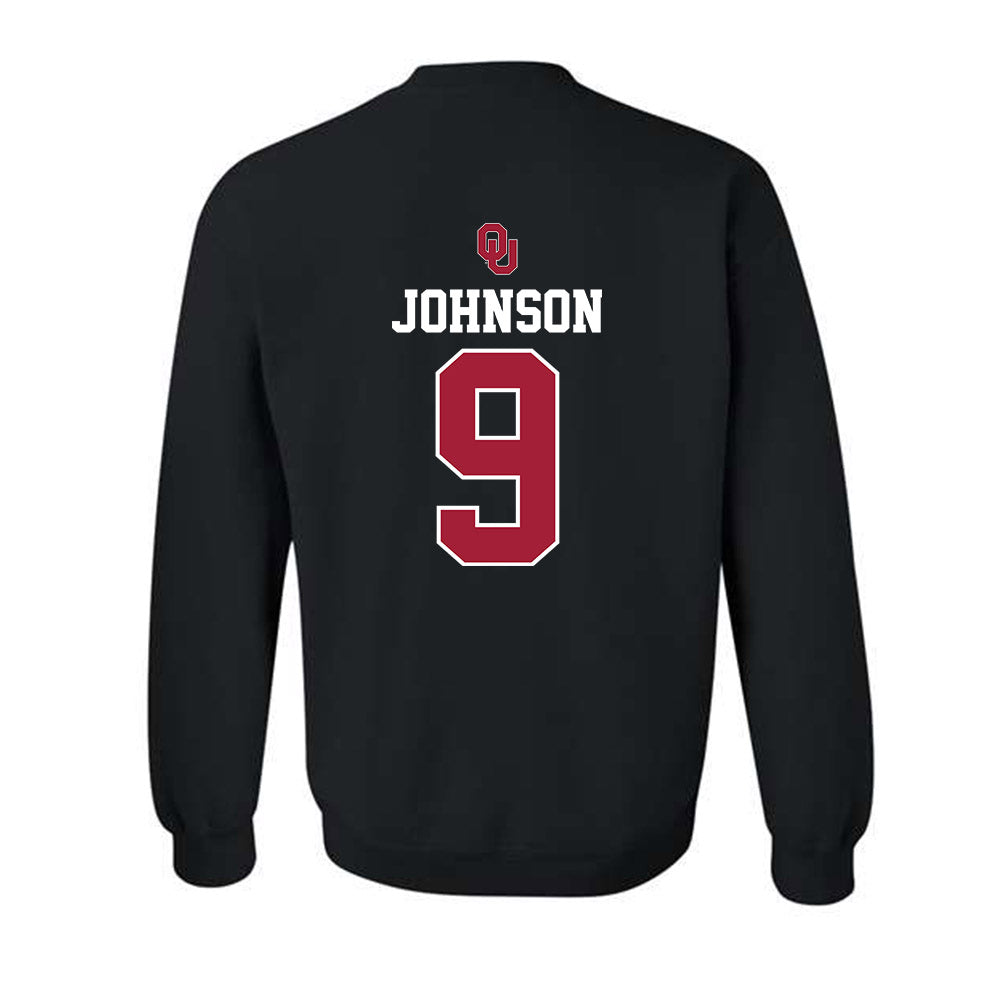 Oklahoma - NCAA Baseball : Camden Johnson - Fashion Shersey Crewneck Sweatshirt-1