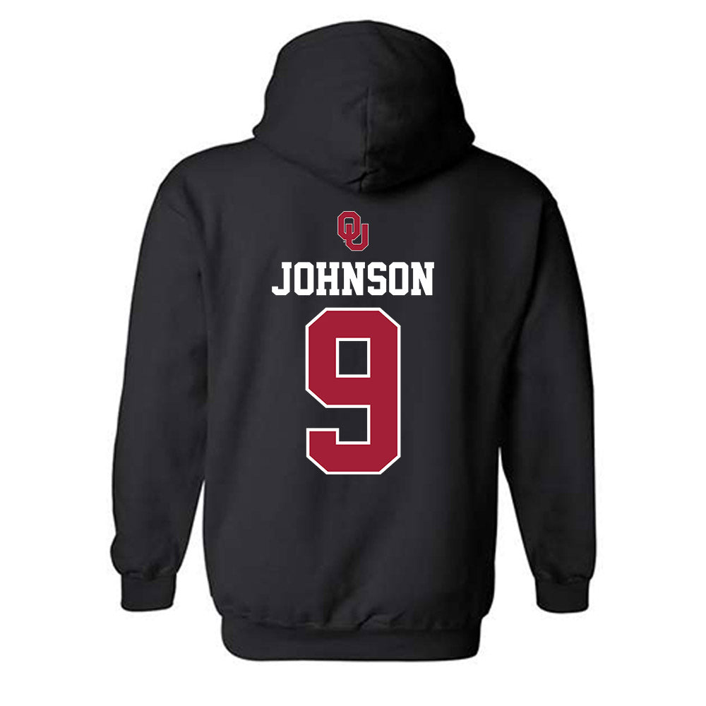 Oklahoma - NCAA Baseball : Camden Johnson - Fashion Shersey Hooded Sweatshirt-1