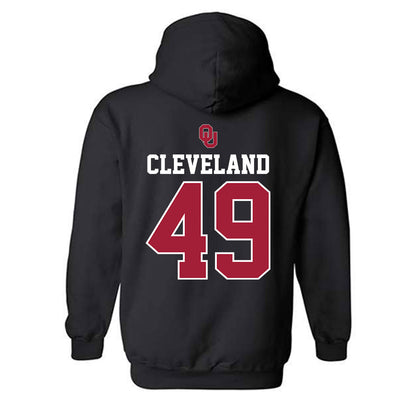 Oklahoma - NCAA Baseball : Jackson Cleveland - Fashion Shersey Hooded Sweatshirt-1