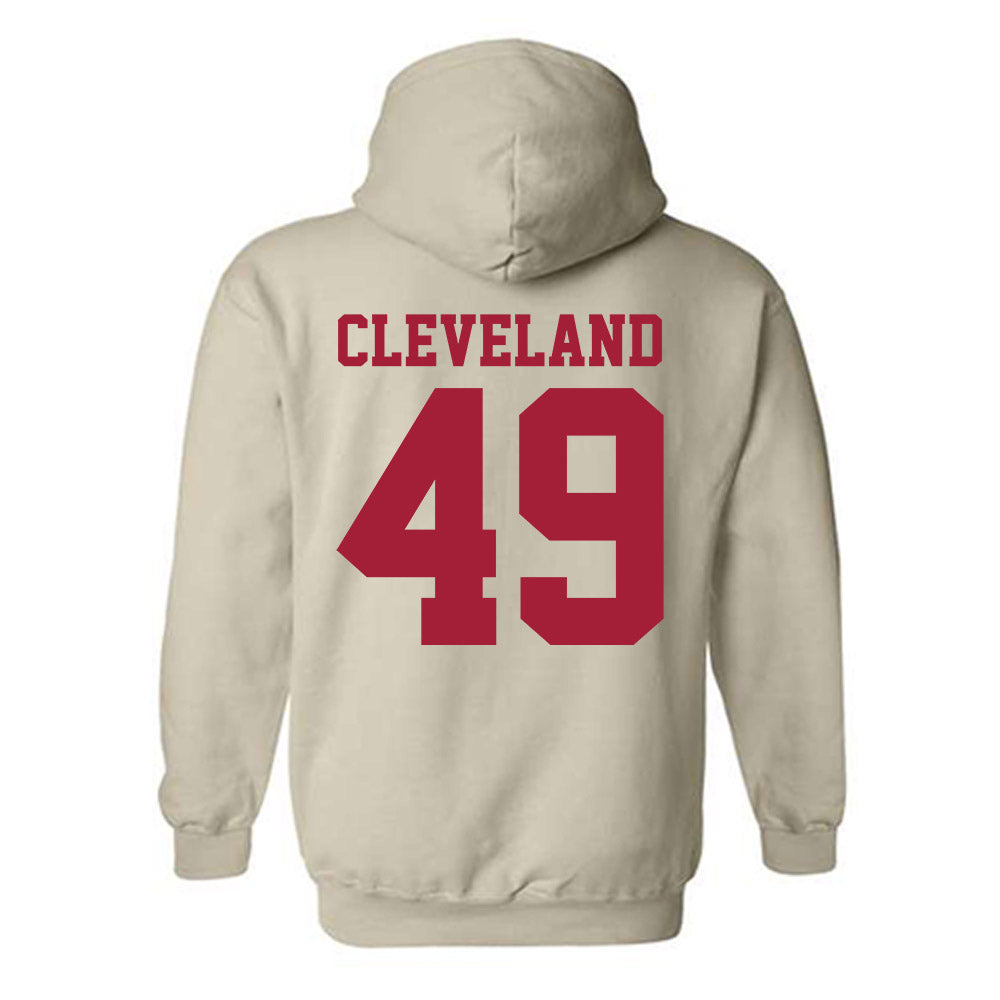 Oklahoma - NCAA Baseball : Jackson Cleveland - Fashion Shersey Hooded Sweatshirt-1