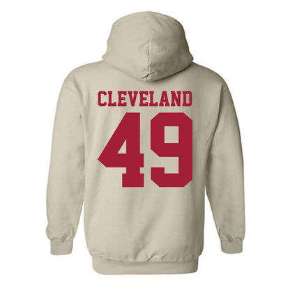 Oklahoma - NCAA Baseball : Jackson Cleveland - Fashion Shersey Hooded Sweatshirt-1
