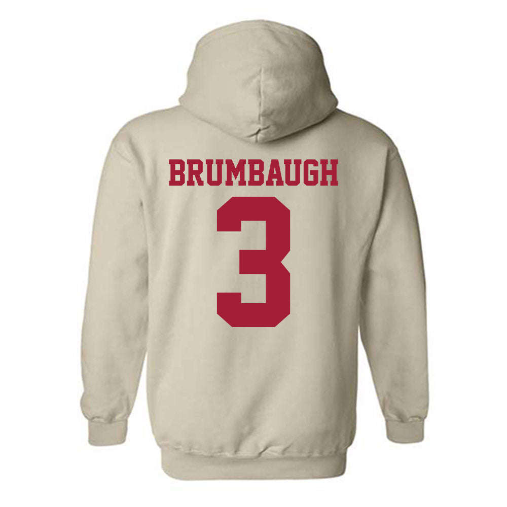Oklahoma - NCAA Baseball : Cayden Brumbaugh - Fashion Shersey Hooded Sweatshirt-1