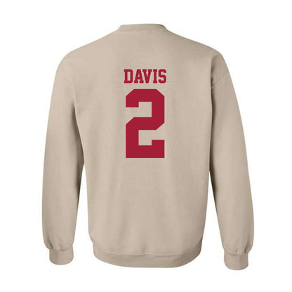 Oklahoma - NCAA Baseball : Myles Davis - Fashion Shersey Crewneck Sweatshirt-1