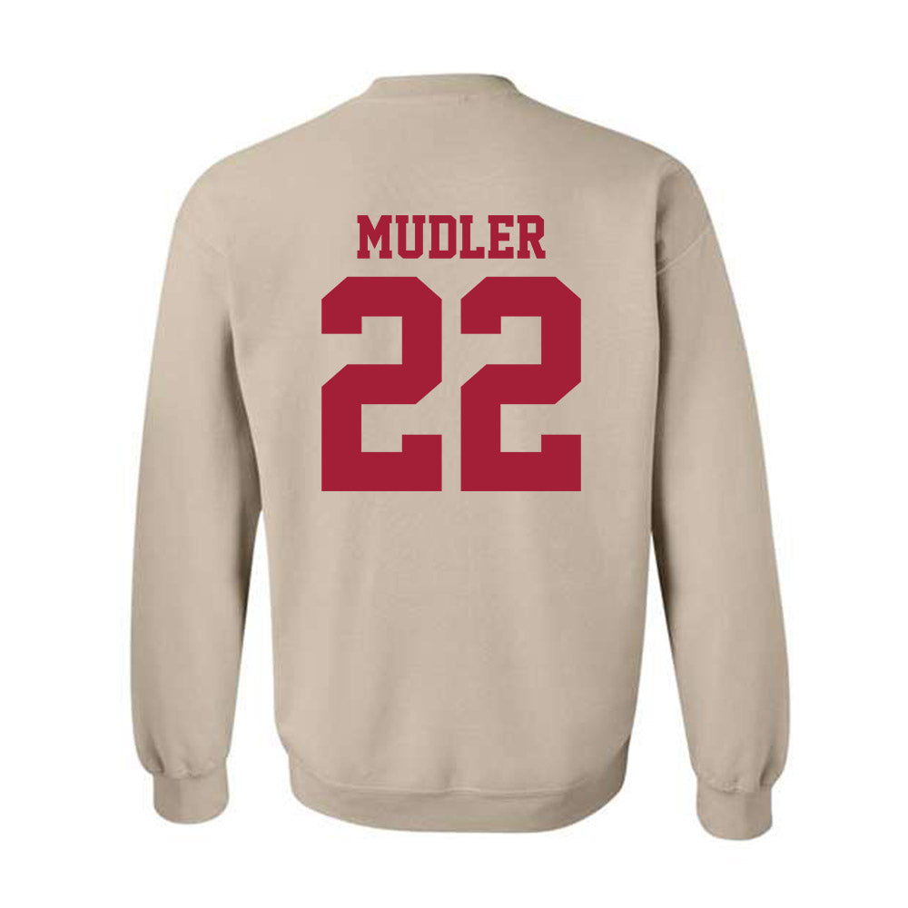 Oklahoma - NCAA Baseball : Scott Mudler - Fashion Shersey Crewneck Sweatshirt-1