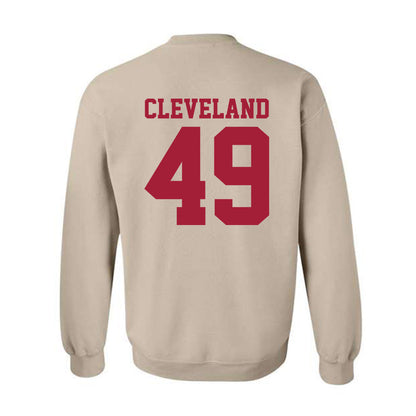 Oklahoma - NCAA Baseball : Jackson Cleveland - Fashion Shersey Crewneck Sweatshirt-1