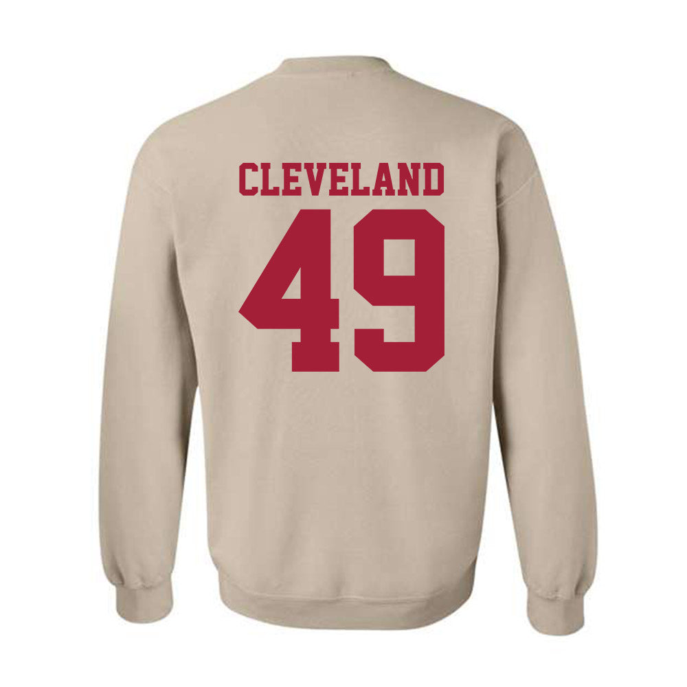 Oklahoma - NCAA Baseball : Jackson Cleveland - Fashion Shersey Crewneck Sweatshirt-1