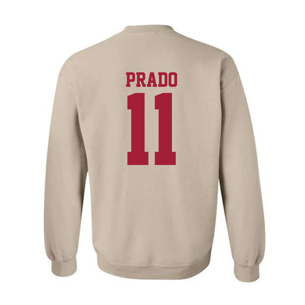 Oklahoma - NCAA Baseball : Gerardo Prado - Fashion Shersey Crewneck Sweatshirt-1