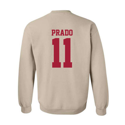Oklahoma - NCAA Baseball : Gerardo Prado - Fashion Shersey Crewneck Sweatshirt-1