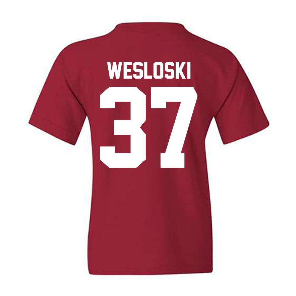 Oklahoma - NCAA Baseball : Nick Wesloski - Fashion Shersey Youth T-Shirt-1