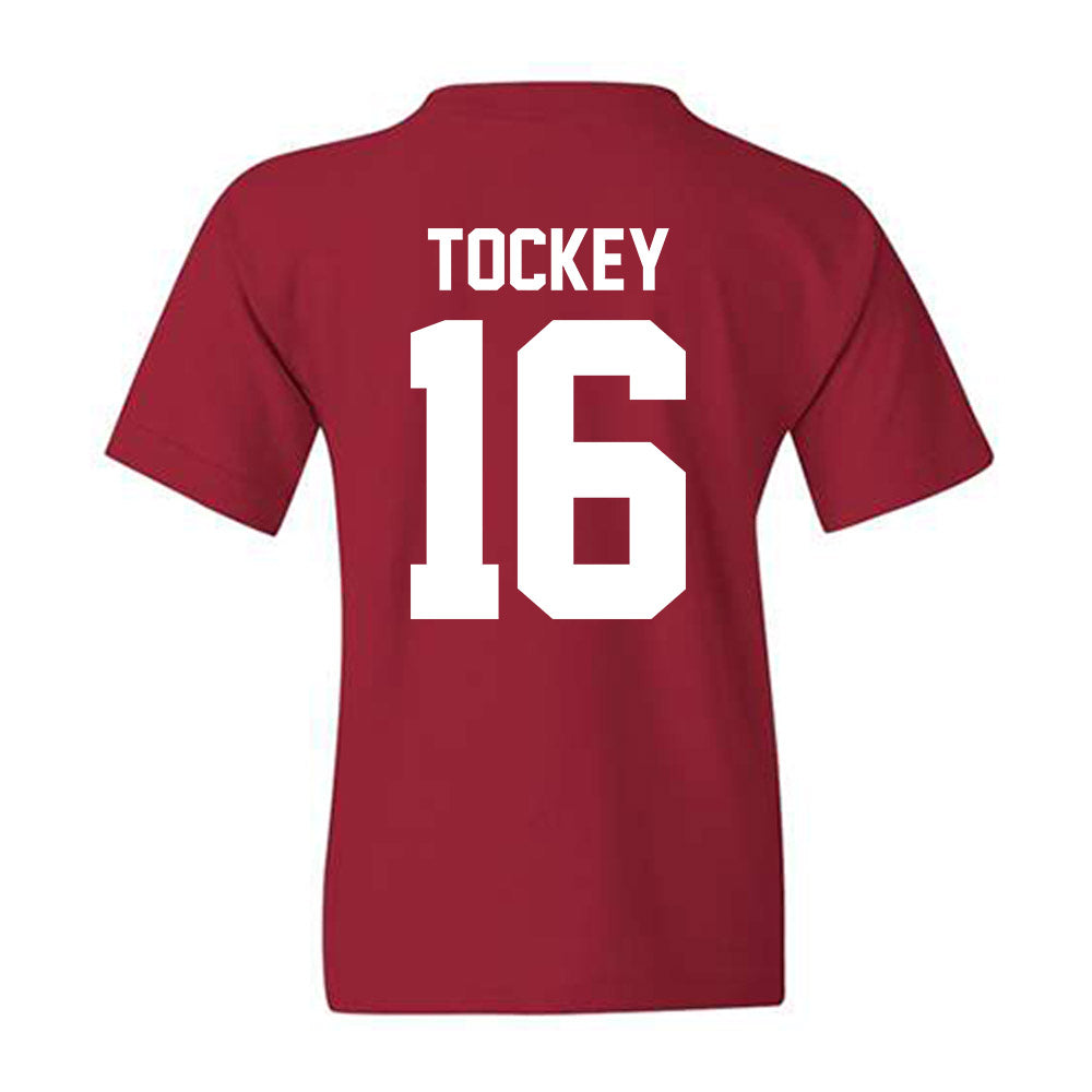 Oklahoma - NCAA Baseball : Dayton Tockey - Fashion Shersey Youth T-Shirt-1