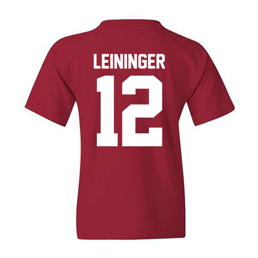 Oklahoma - NCAA Baseball : Ryley Leininger - Fashion Shersey Youth T-Shirt-1