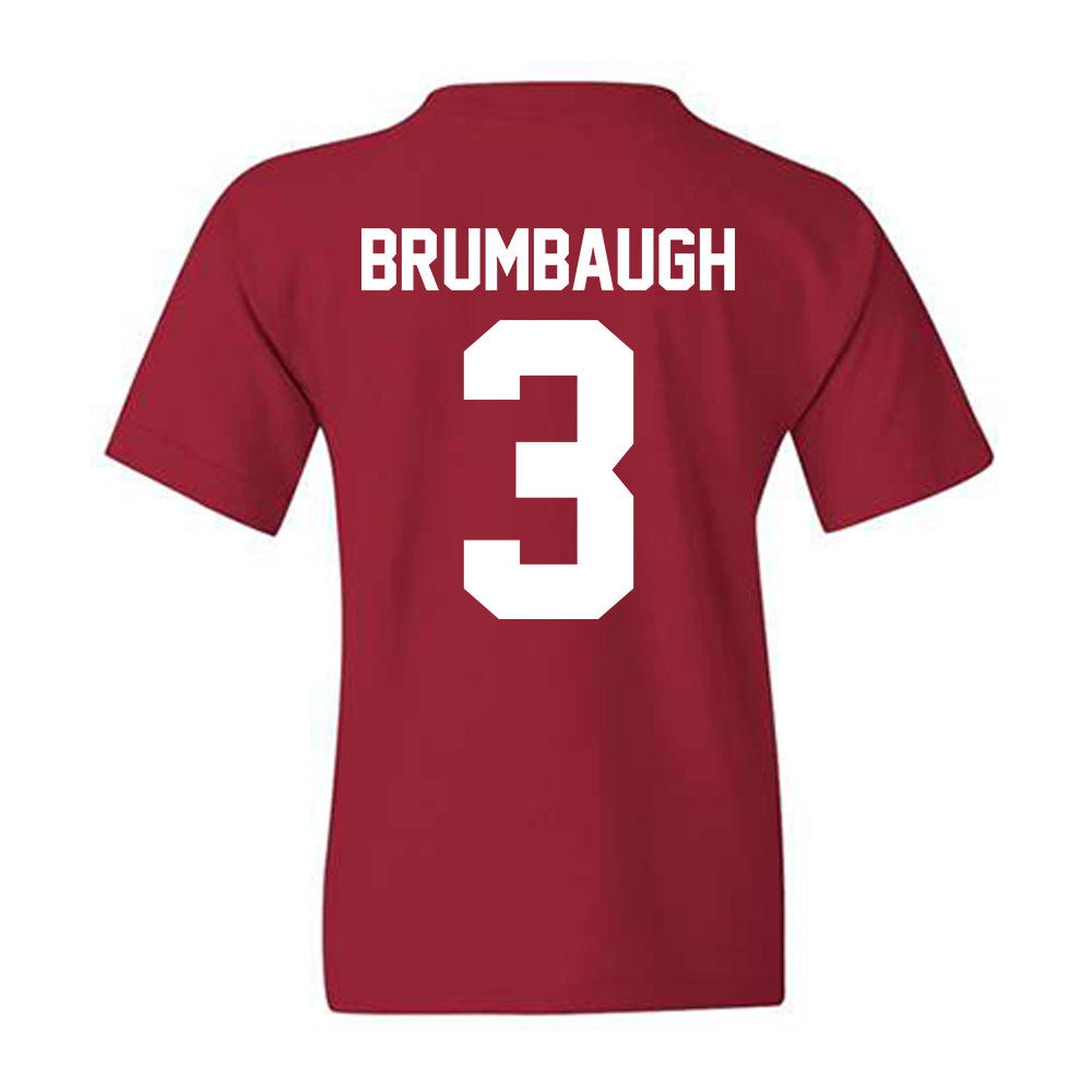 Oklahoma - NCAA Baseball : Cayden Brumbaugh - Fashion Shersey Youth T-Shirt-1