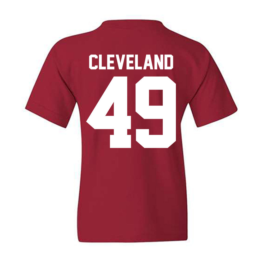 Oklahoma - NCAA Baseball : Jackson Cleveland - Fashion Shersey Youth T-Shirt-1