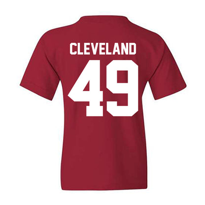 Oklahoma - NCAA Baseball : Jackson Cleveland - Fashion Shersey Youth T-Shirt-1