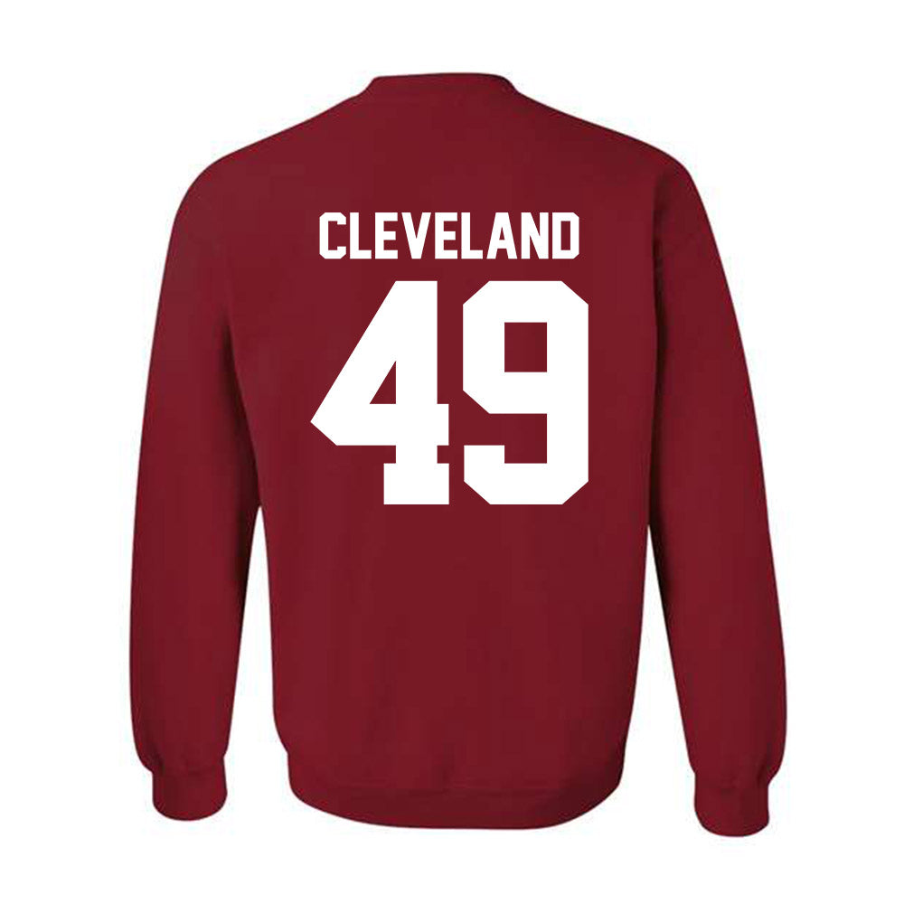 Oklahoma - NCAA Baseball : Jackson Cleveland - Fashion Shersey Crewneck Sweatshirt-1