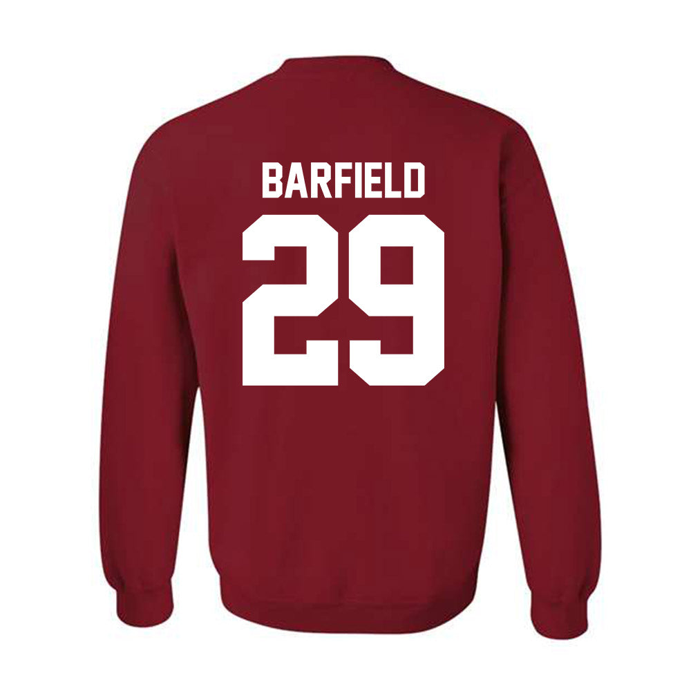 Oklahoma - NCAA Baseball : Jaden Barfield - Fashion Shersey Crewneck Sweatshirt-1