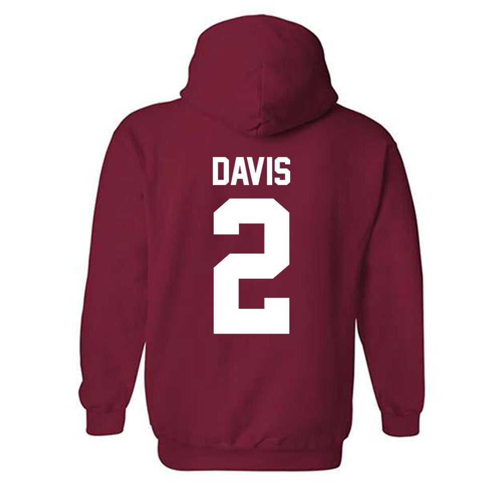 Oklahoma - NCAA Baseball : Myles Davis - Fashion Shersey Hooded Sweatshirt-1