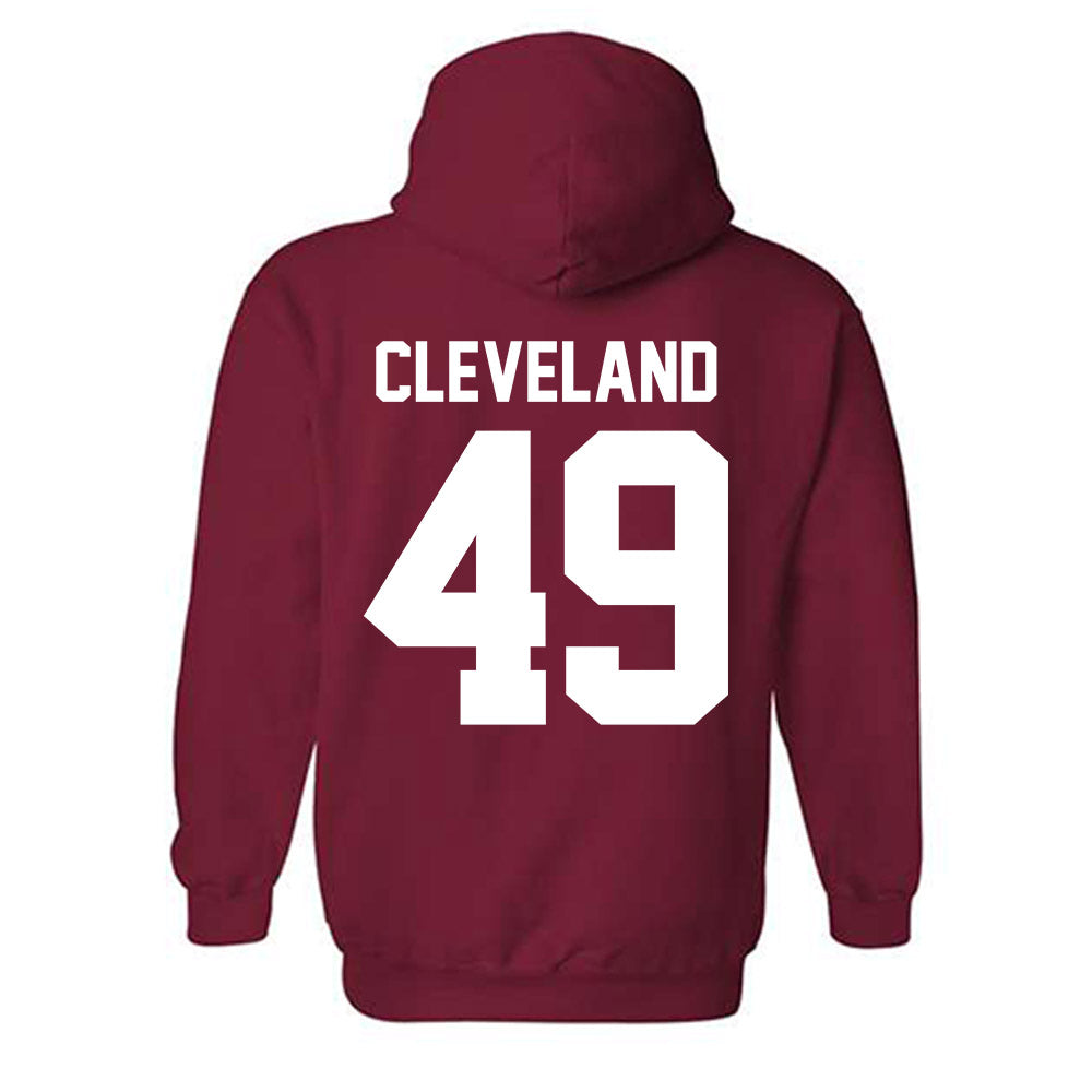 Oklahoma - NCAA Baseball : Jackson Cleveland - Fashion Shersey Hooded Sweatshirt-1