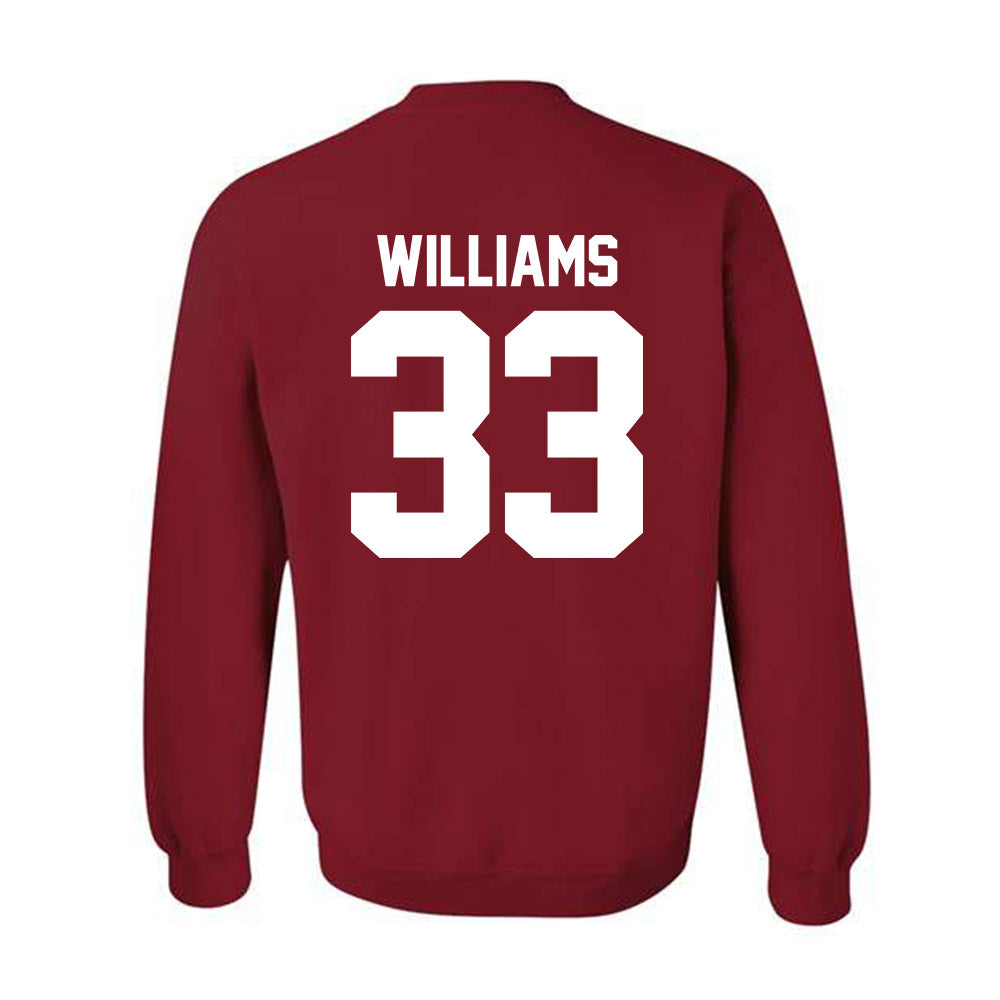 Oklahoma - NCAA Baseball : Isaac Williams - Fashion Shersey Crewneck Sweatshirt-1