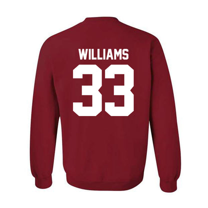 Oklahoma - NCAA Baseball : Isaac Williams - Fashion Shersey Crewneck Sweatshirt-1