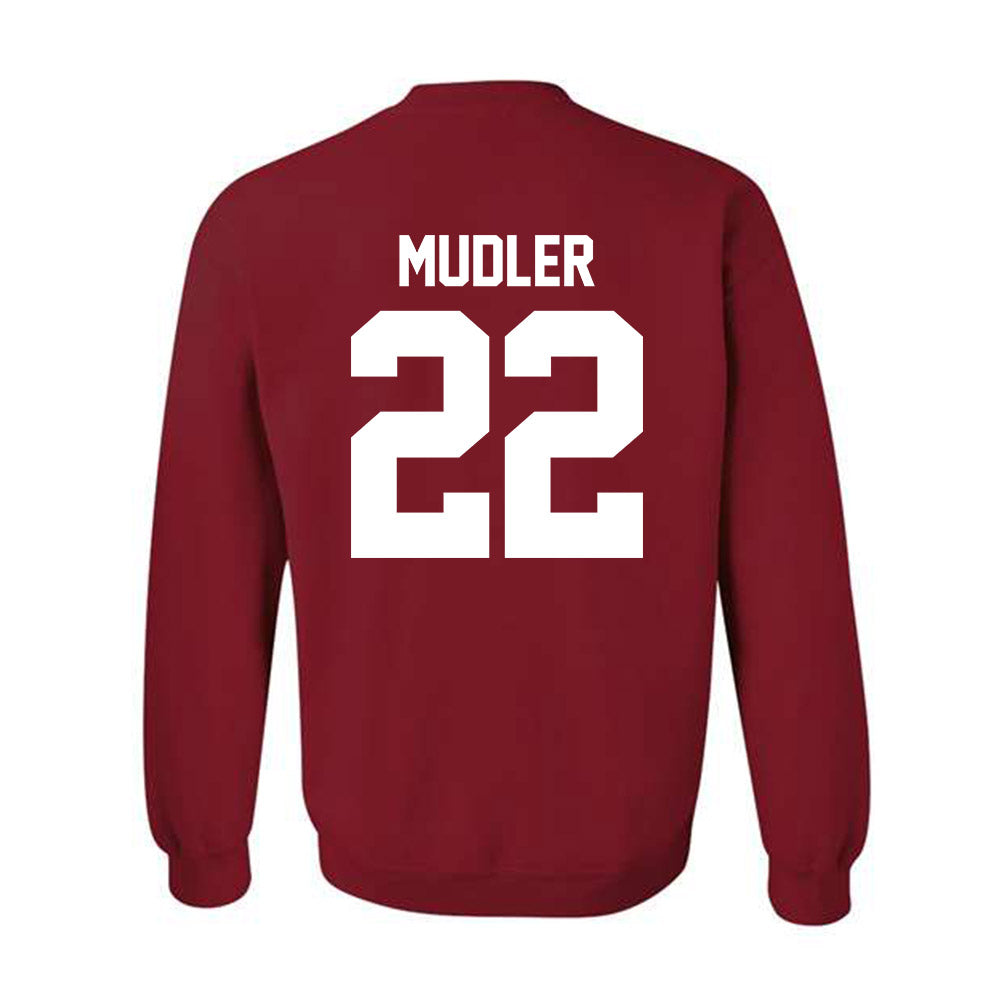 Oklahoma - NCAA Baseball : Scott Mudler - Fashion Shersey Crewneck Sweatshirt-1