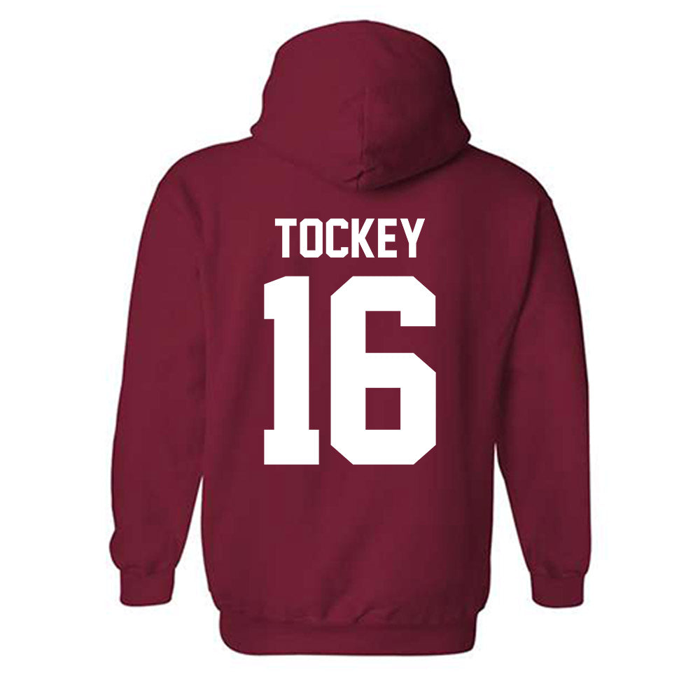Oklahoma - NCAA Baseball : Dayton Tockey - Fashion Shersey Hooded Sweatshirt-1