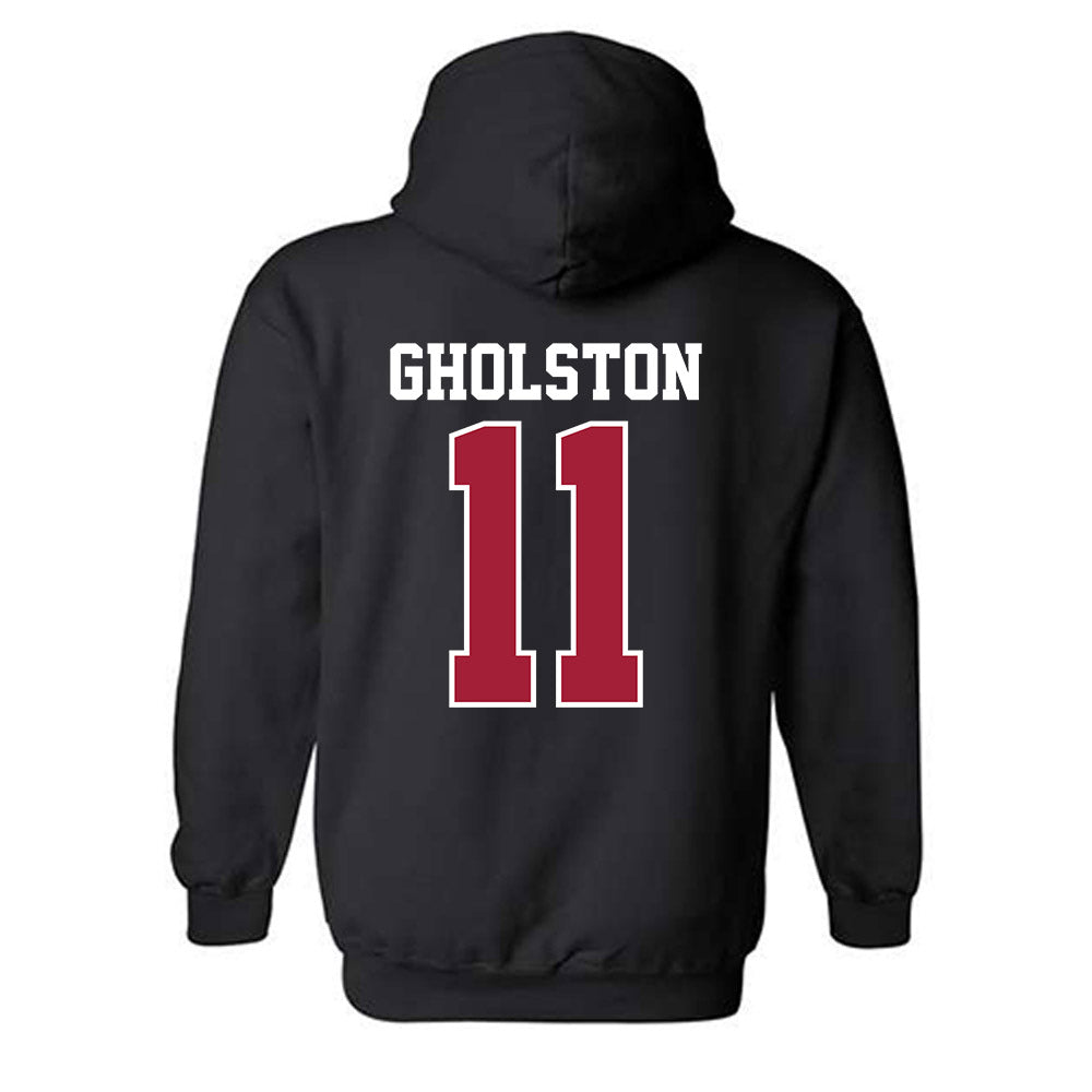 Oklahoma - NCAA Baseball : Jacob Gholston - Fashion Shersey Hooded Sweatshirt-1