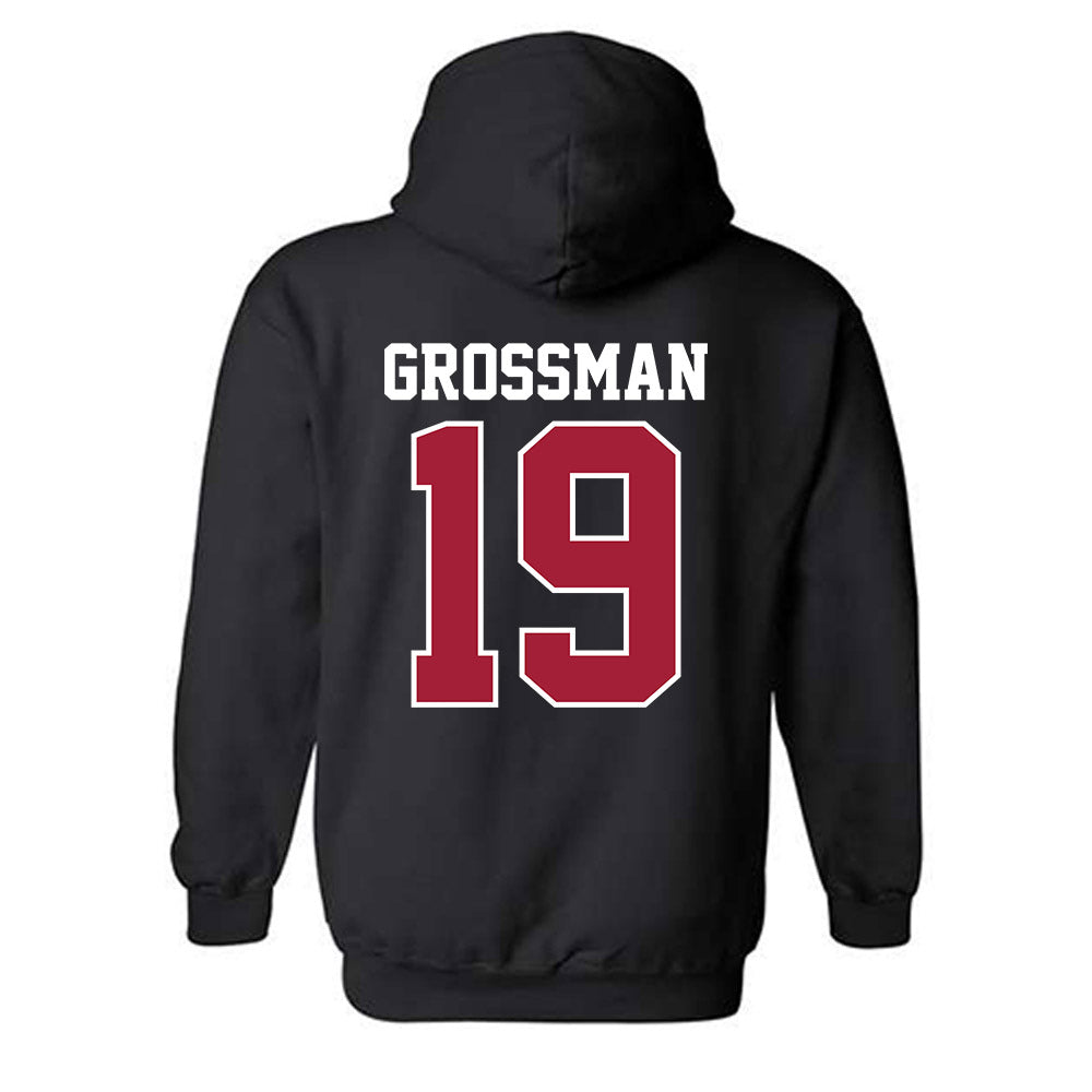 Oklahoma - NCAA Baseball : Jaxon Grossman - Fashion Shersey Hooded Sweatshirt-1
