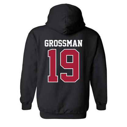 Oklahoma - NCAA Baseball : Jaxon Grossman - Fashion Shersey Hooded Sweatshirt-1