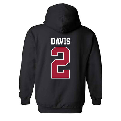 Oklahoma - NCAA Baseball : Myles Davis - Fashion Shersey Hooded Sweatshirt-1
