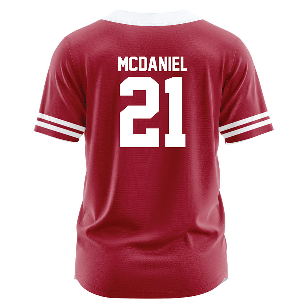 Oklahoma - NCAA Softball : Lexi McDaniel - 21 vs Everybody Jersey-1