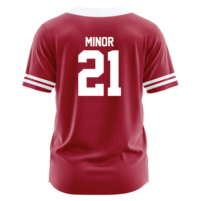 Oklahoma - NCAA Softball : Kai Minor - Red Jersey-1