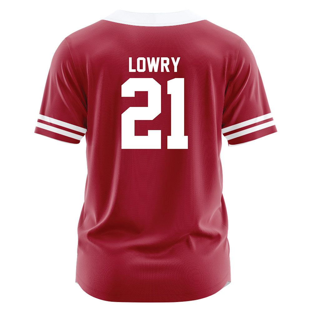 Oklahoma - NCAA Softball : Audrey Lowry - Red Jersey-1
