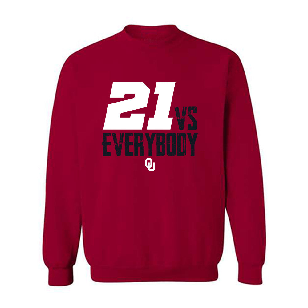 Oklahoma - NCAA Softball : Allyssa Parker - Fashion Shersey Crewneck Sweatshirt-0