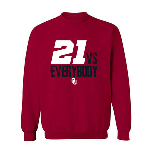 Oklahoma - NCAA Softball : Allyssa Parker - Fashion Shersey Crewneck Sweatshirt-0