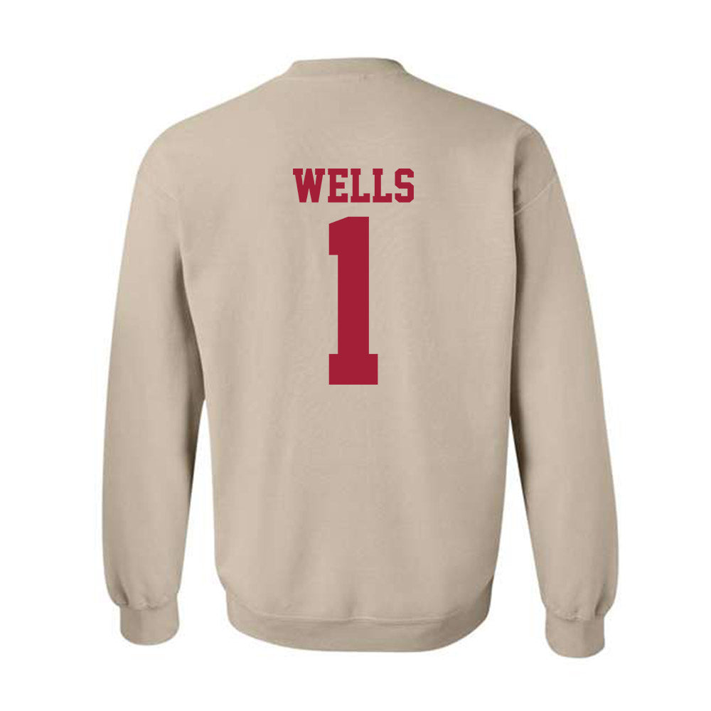 Oklahoma - NCAA Softball : Kendall Wells - Fashion Shersey Crewneck Sweatshirt-1