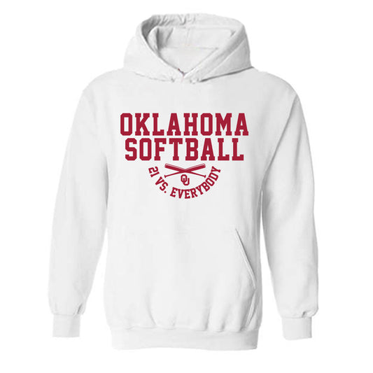 Oklahoma - NCAA Softball : Kendall Wells - Fashion Shersey Hooded Sweatshirt-0