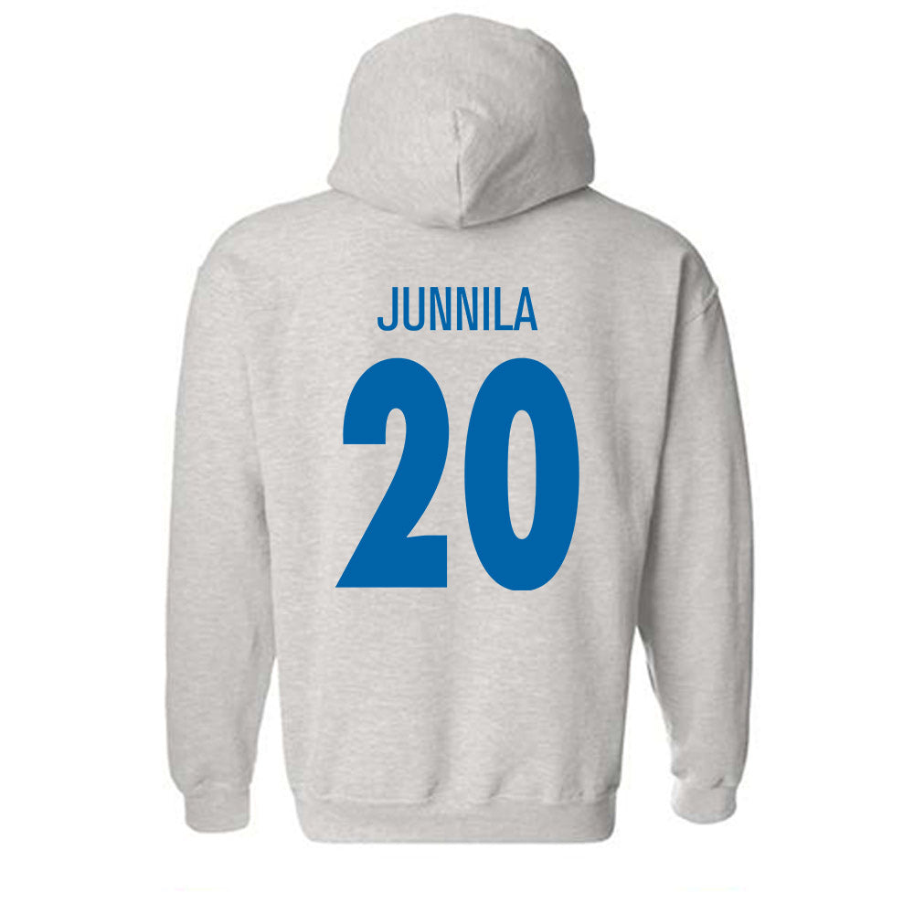 MTSU - NCAA Baseball : Jaxon Junnila - Classic Shersey Hooded Sweatshirt-1