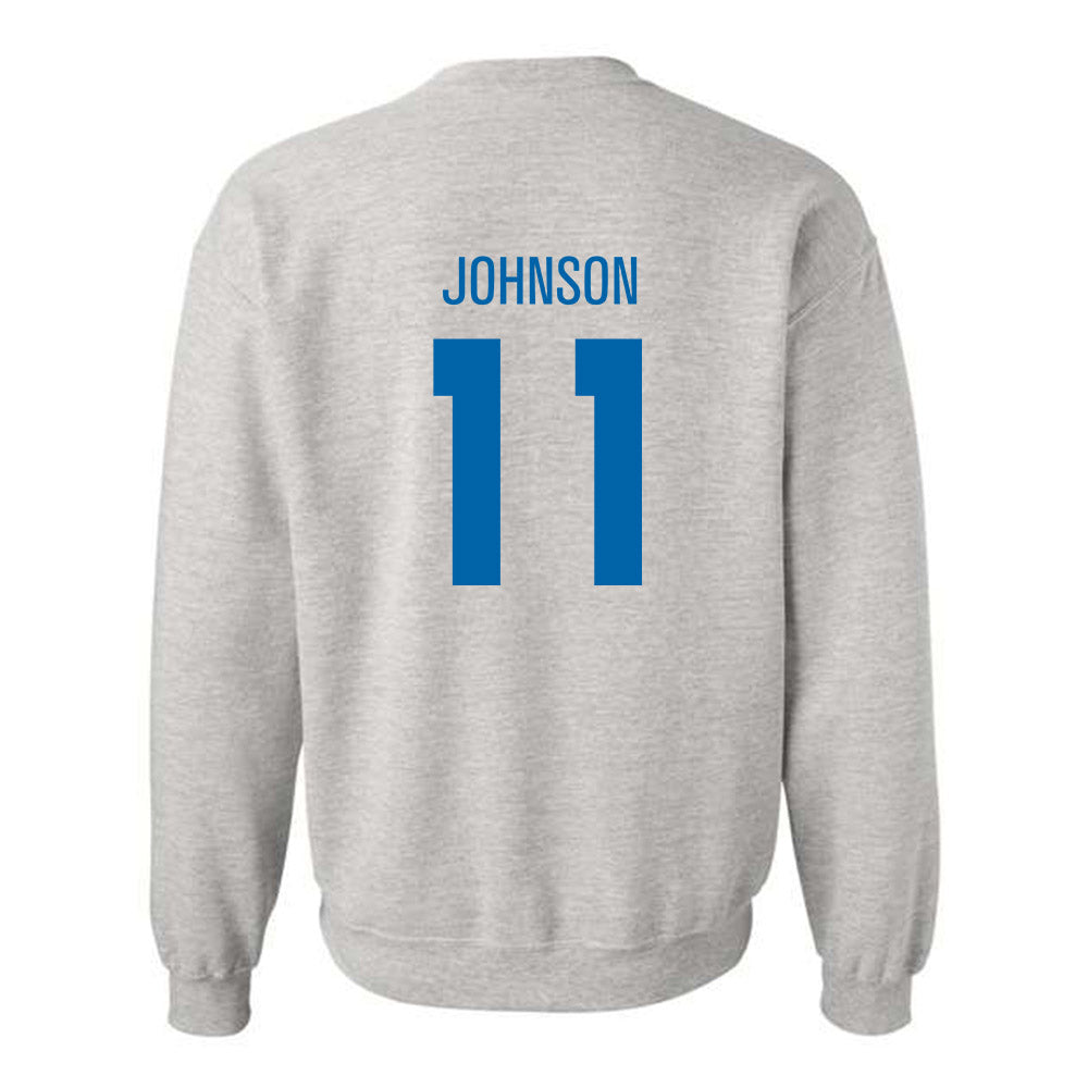 MTSU - NCAA Football : James Johnson - Classic Shersey Crewneck Sweatshirt-1