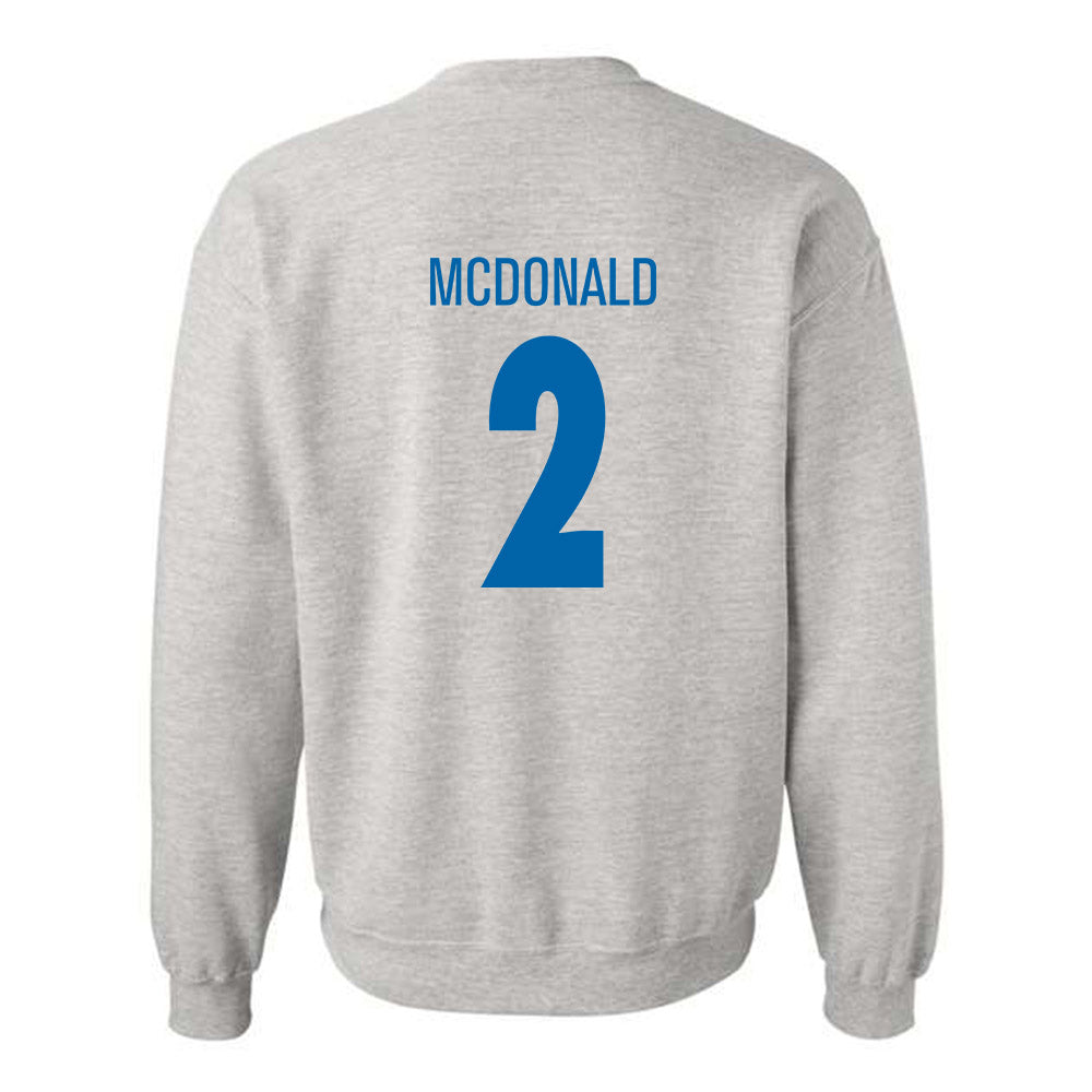 MTSU - NCAA Football : DeArre McDonald - Classic Shersey Crewneck Sweatshirt