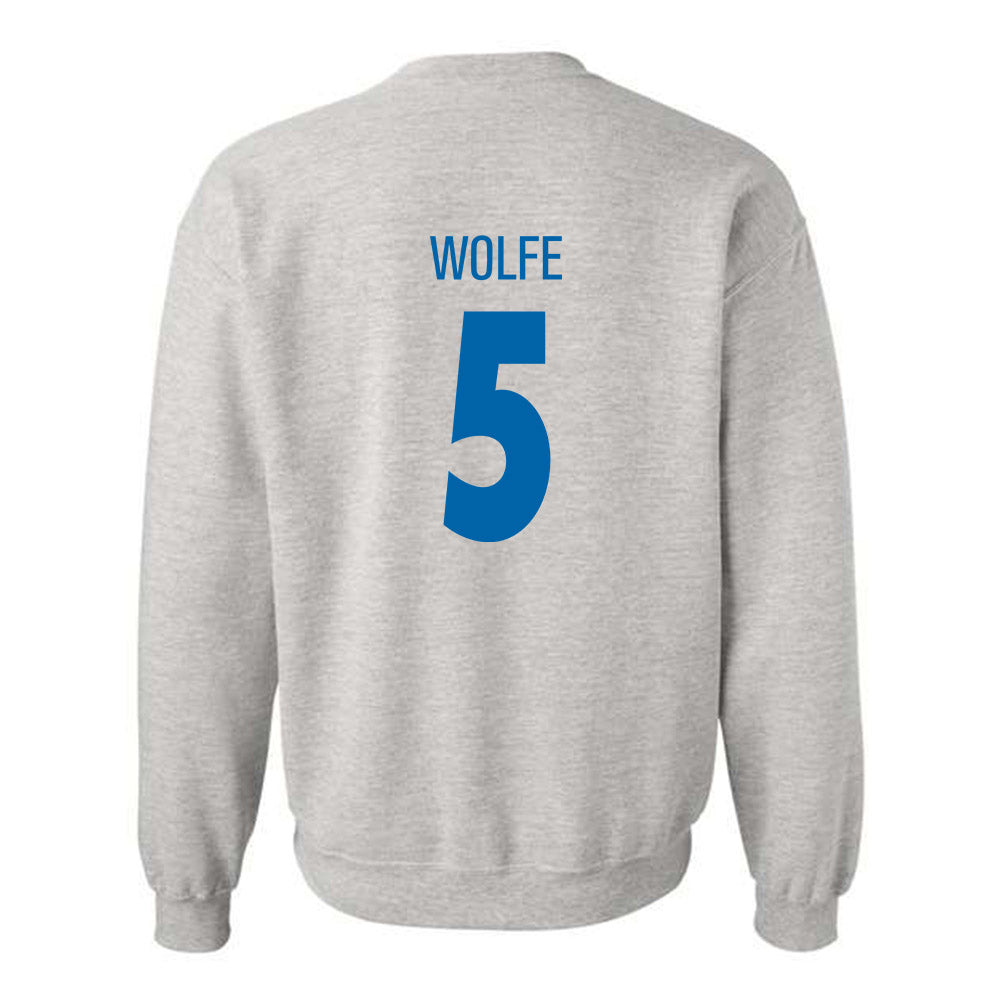 MTSU - NCAA Baseball : Matt Wolfe - Classic Shersey Crewneck Sweatshirt-1