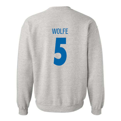 MTSU - NCAA Baseball : Matt Wolfe - Classic Shersey Crewneck Sweatshirt-1