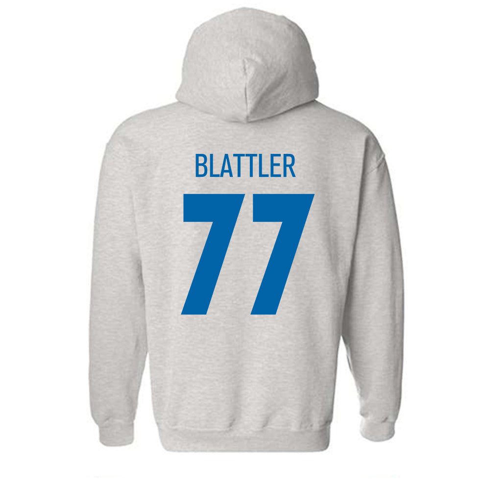 MTSU - NCAA Football : Diego Blattler - Classic Shersey Hooded Sweatshirt-1