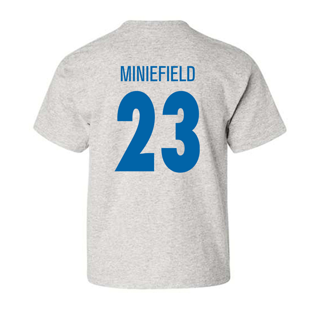MTSU - NCAA Football : KJ Miniefield - Classic Shersey Youth T-Shirt-1