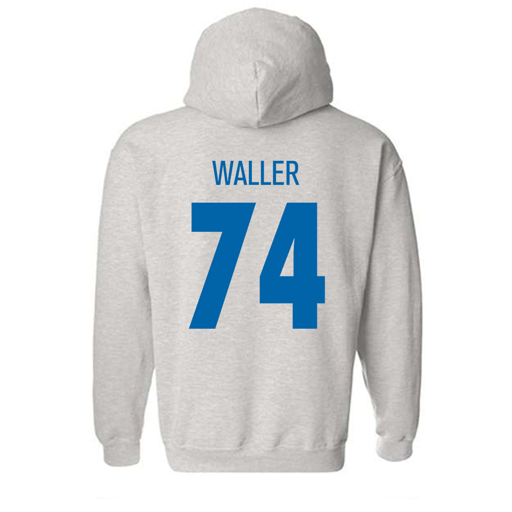 MTSU - NCAA Football : Jonathan Waller - Classic Shersey Hooded Sweatshirt-1