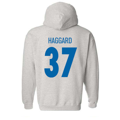 MTSU - NCAA Football : Justis Haggard - Classic Shersey Hooded Sweatshirt-1