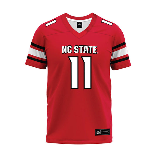NC State - NCAA Football : CJ Bailey - Red Premium Football Jersey-0