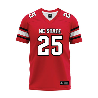 NC State - NCAA Football : Sterling Dixon - Red Premium Football Jersey-0