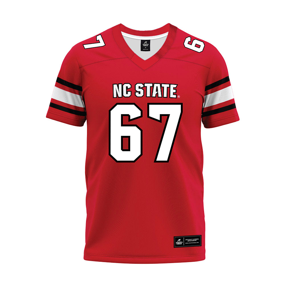 NC State - NCAA Football : Henri Paris - Red Premium Football Jersey-0